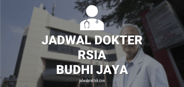 JADWAL DOKTER RSIA BUDHI JAYA
