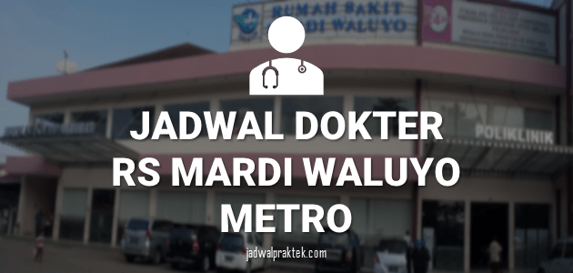 JADWL DOKTER RS MARDI WALUYO METRO